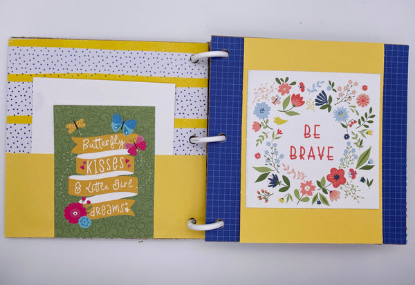 Premade Girl Scrapbook Photo Album