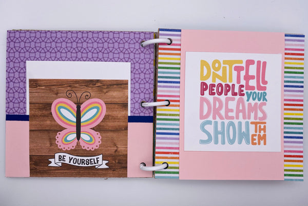 Premade Girl Scrapbook Photo Album