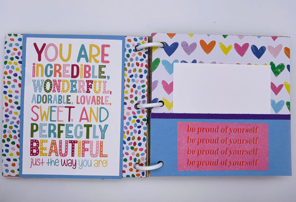Premade Girl Scrapbook Photo Album