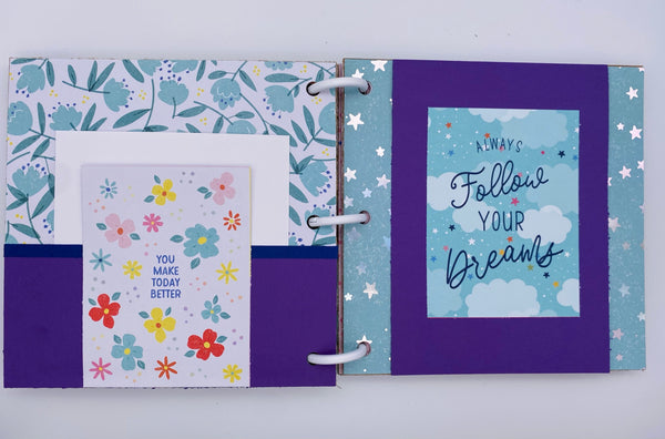 Premade Girl Scrapbook Photo Album