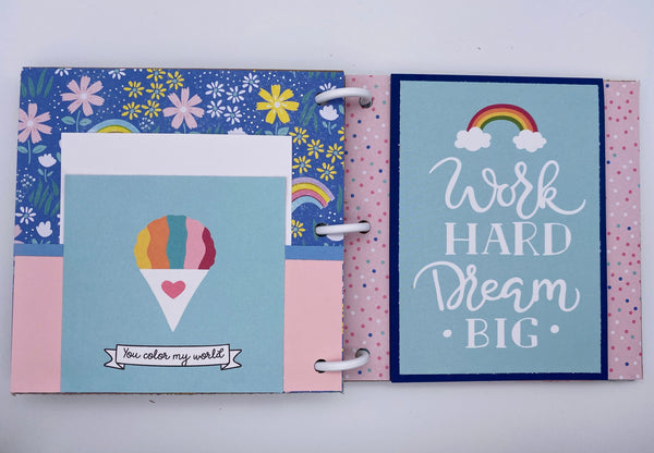 Premade Girl Scrapbook Photo Album