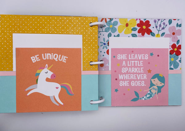 Premade Girl Scrapbook Photo Album