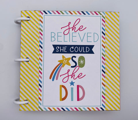 Premade Girl Scrapbook Photo Album
