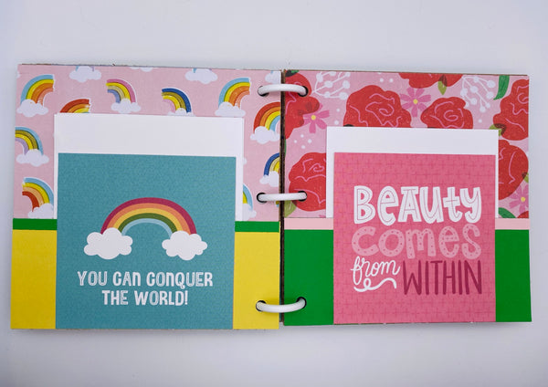 Premade Girl Scrapbook Photo Album