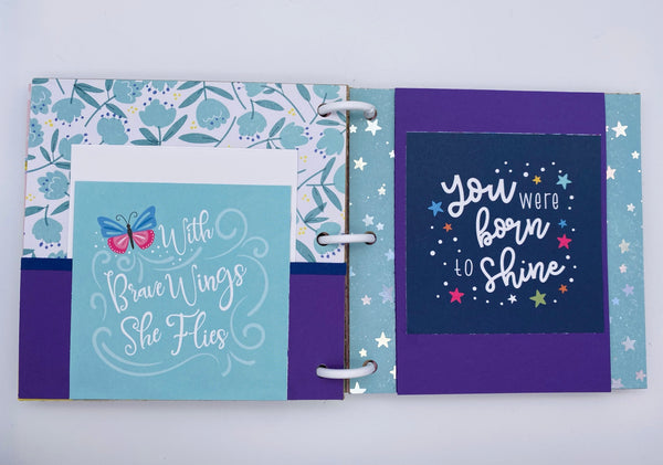 Premade Girl Scrapbook Photo Album