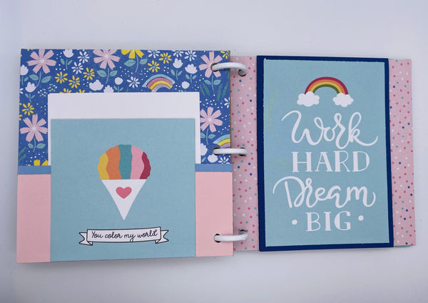 Premade Girl Scrapbook Photo Album