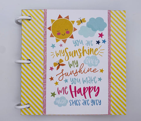 Premade Girl Scrapbook Photo Album