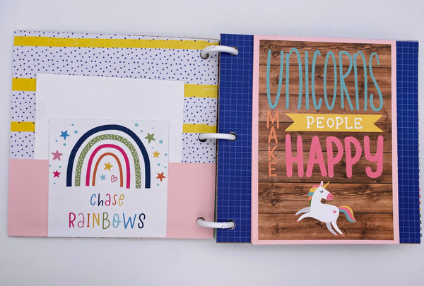 Premade Girl Scrapbook Photo Album