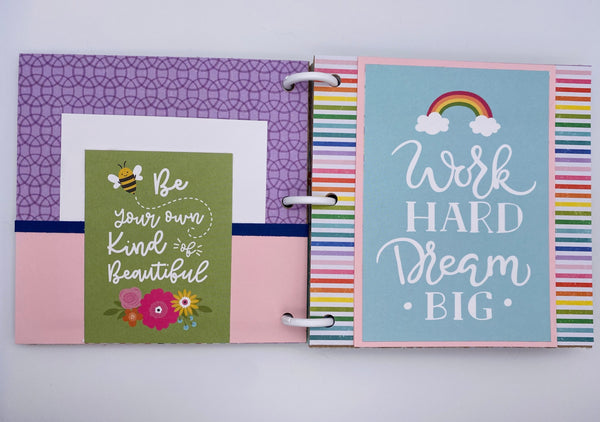 Premade Girl Scrapbook Photo Album