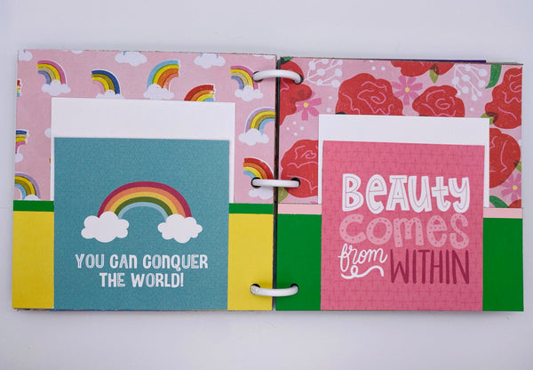 Premade Girl Scrapbook Photo Album