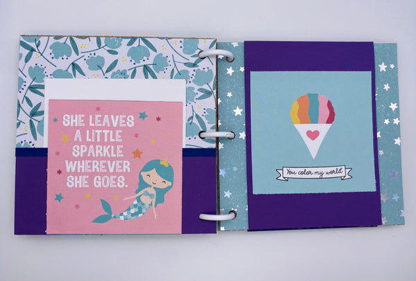 Premade Girl Scrapbook Photo Album