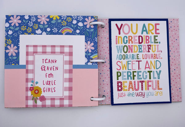 Premade Girl Scrapbook Photo Album