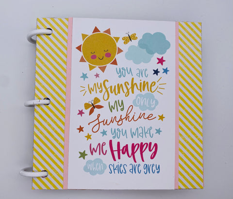 Premade Girl Scrapbook Photo Album