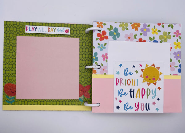 Premade Girl Scrapbook Photo Album
