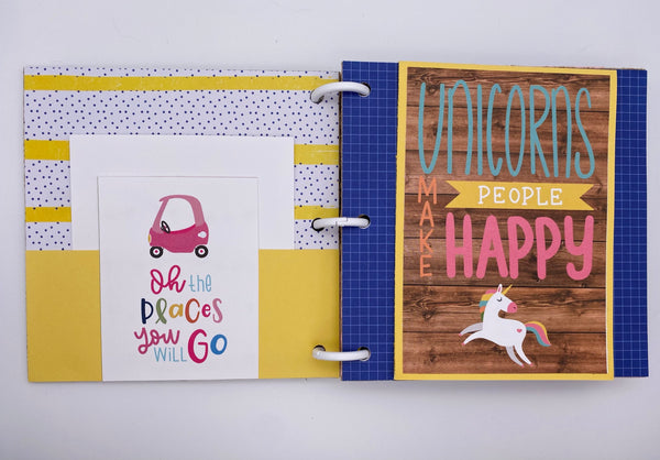 Premade Girl Scrapbook Photo Album