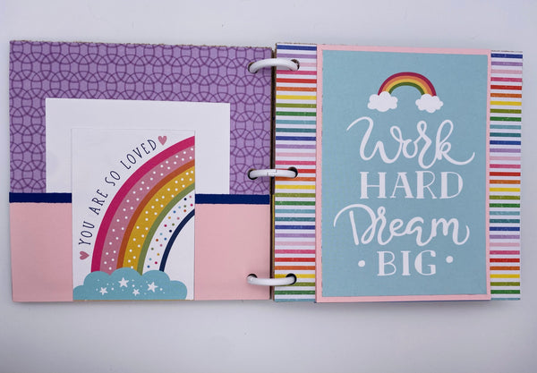 Premade Girl Scrapbook Photo Album