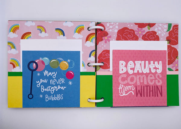 Premade Girl Scrapbook Photo Album