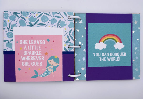 Premade Girl Scrapbook Photo Album