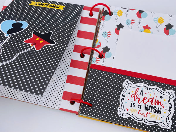 Premade Disney Scrapbook Photo Album