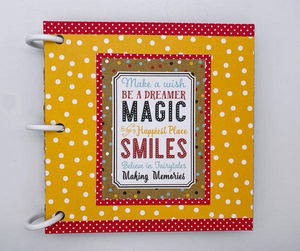Premade Disney Scrapbook Photo Album