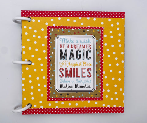Premade Disney Scrapbook Photo Album