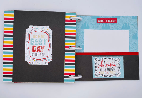 Premade Disney Scrapbook Photo Album
