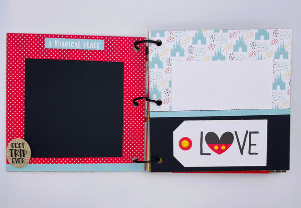 Premade Disney Scrapbook Photo Album