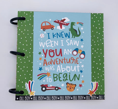 Premade Boy Scrapbook Photo Album