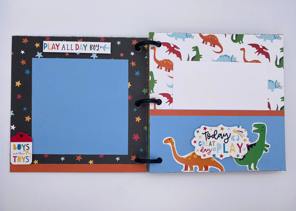Premade Boy Scrapbook Photo Album