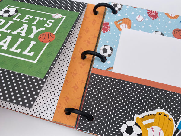 Premade Boy Scrapbook Photo Album