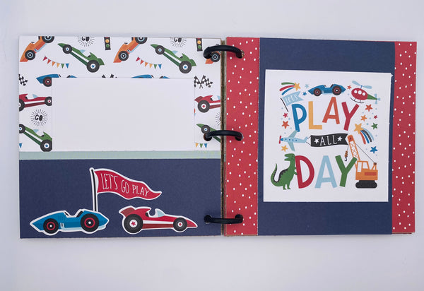 Premade Boy Scrapbook Photo Album