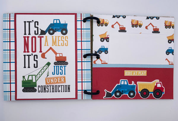Premade Boy Scrapbook Photo Album