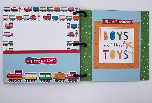 Premade Boy Scrapbook Photo Album