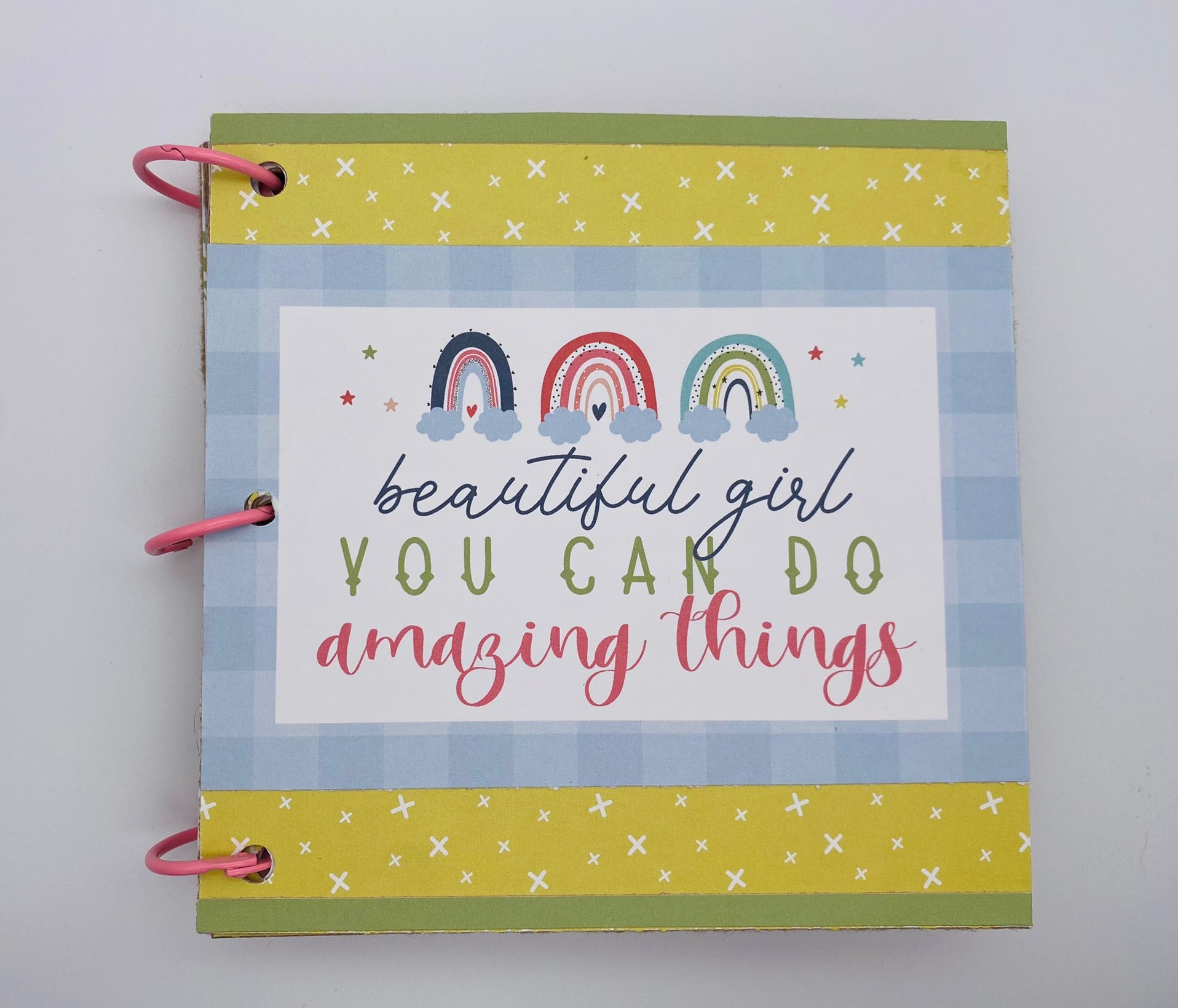 Premade Girl Scrapbook Photo Album