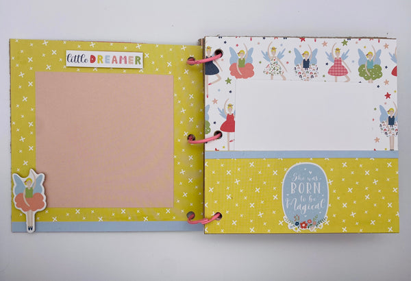 Premade Girl Scrapbook Photo Album
