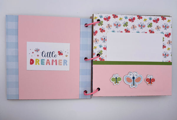 Premade Girl Scrapbook Photo Album