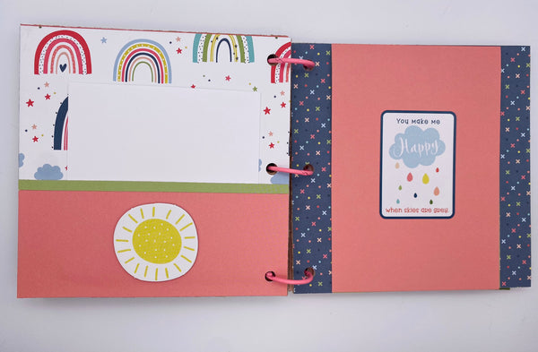 Premade Girl Scrapbook Photo Album