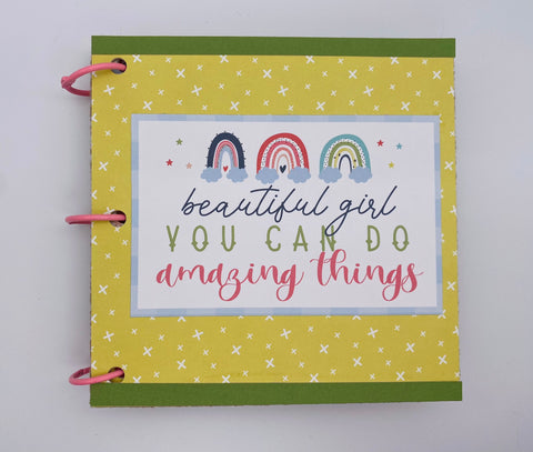 Premade Girl Scrapbook Photo Album