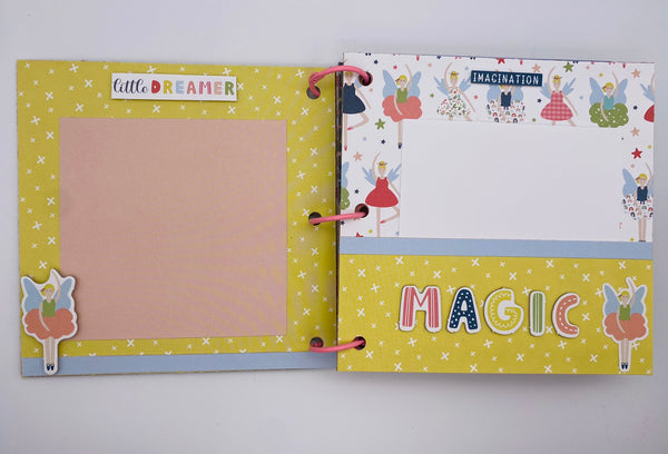 Premade Girl Scrapbook Photo Album