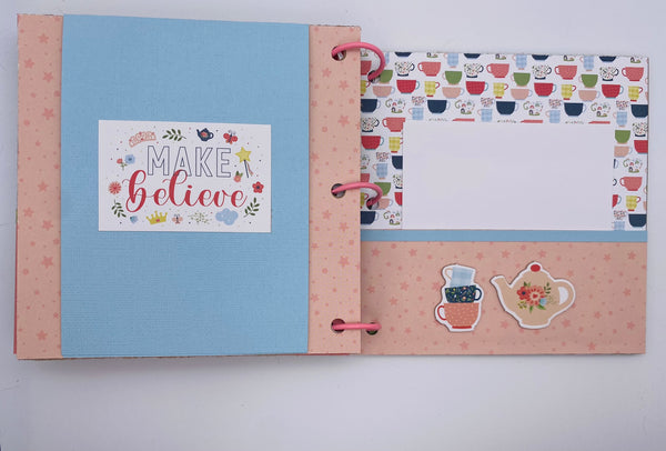 Premade Girl Scrapbook Photo Album