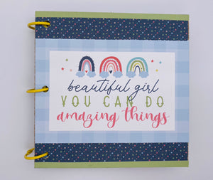 Premade Girl Scrapbook Photo Album