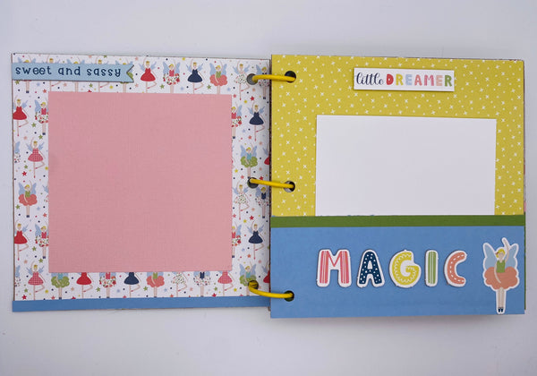 Premade Girl Scrapbook Photo Album