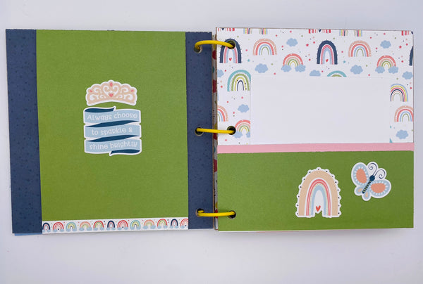 Premade Girl Scrapbook Photo Album