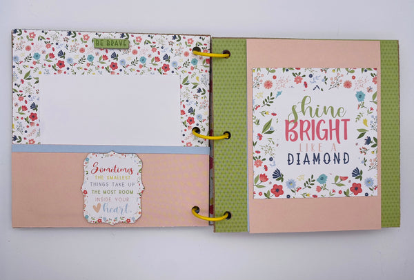 Premade Girl Scrapbook Photo Album
