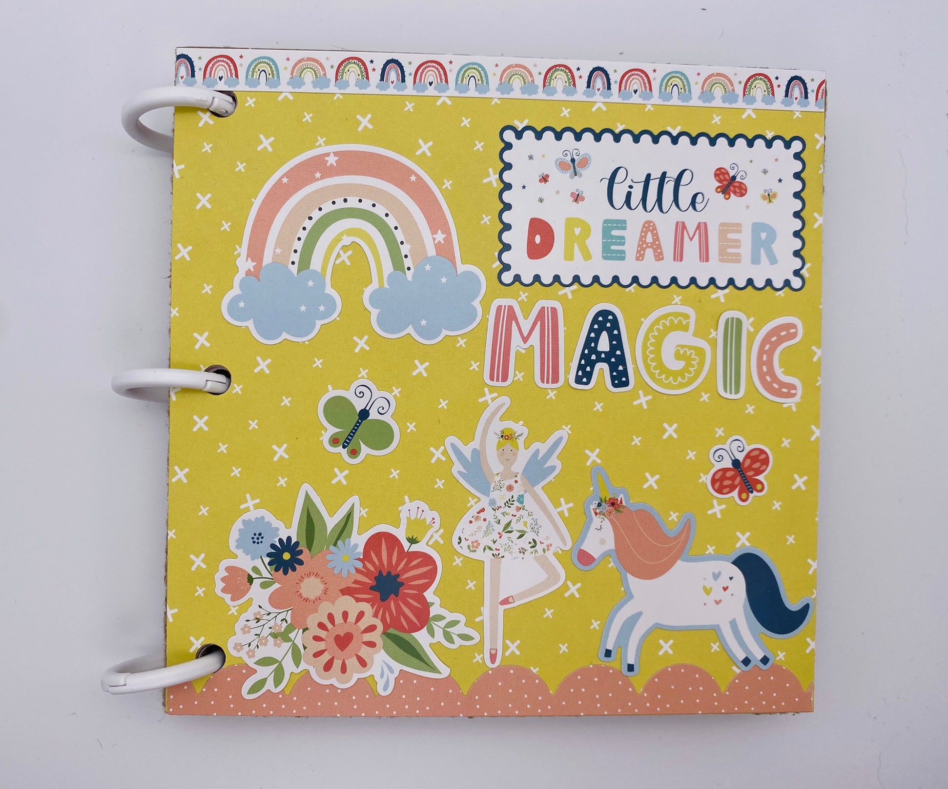 Premade Girl Scrapbook Photo Album