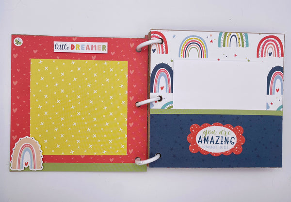 Premade Girl Scrapbook Photo Album