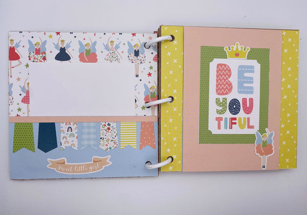 Premade Girl Scrapbook Photo Album