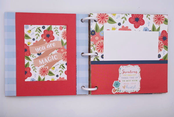 Premade Girl Scrapbook Photo Album