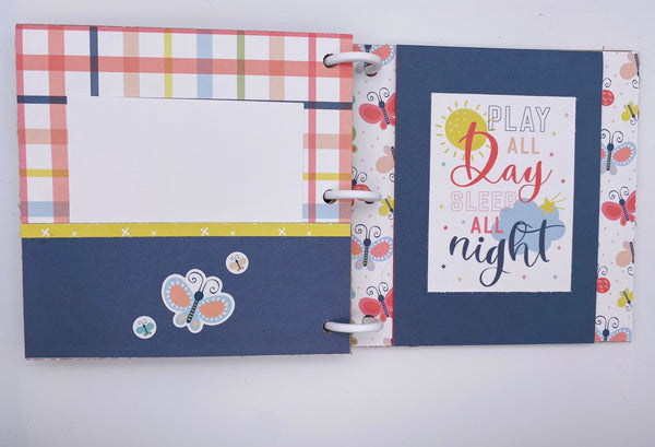 Premade Girl Scrapbook Photo Album