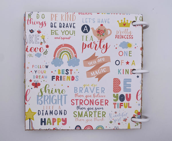 Premade Girl Scrapbook Photo Album